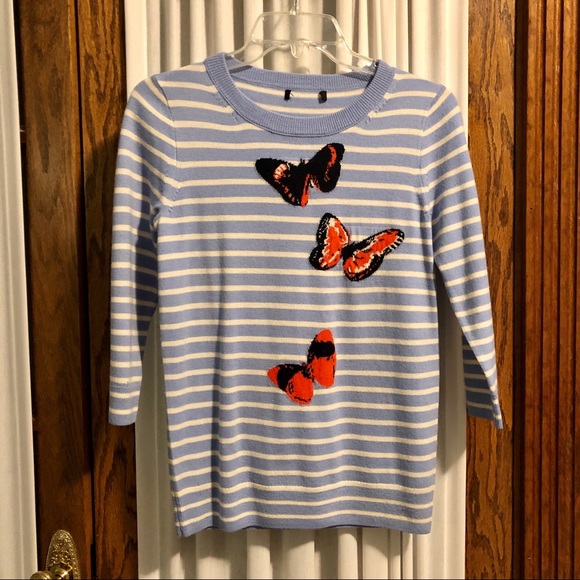 J. Crew Merino Tippi Butterfly Sweater - Picture 3 of 7